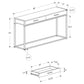 Accent Console Table for Entryway with Storage Drawers