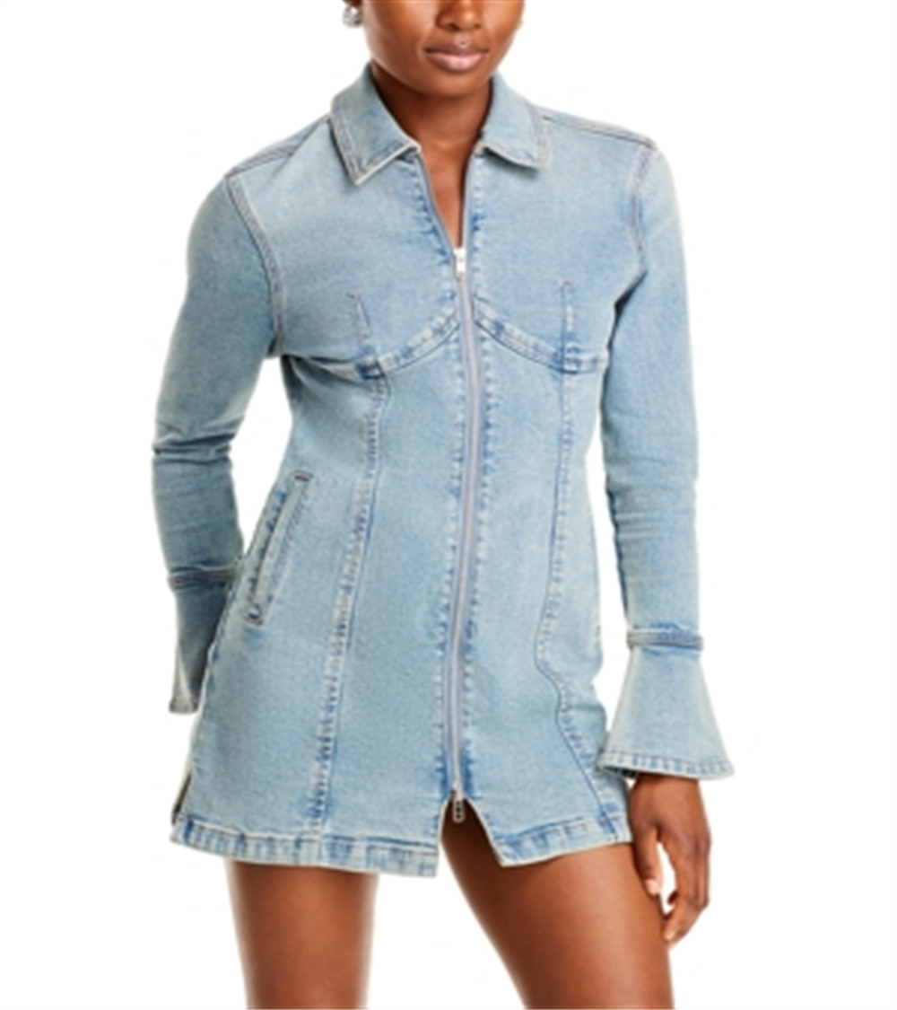 Blanknyc Denim Dress Brown Size M