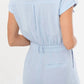 Greylin - Ludi Linen Blend Button Down Romper