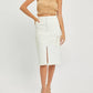 Risen - Midi Denim Cargo Skirt
