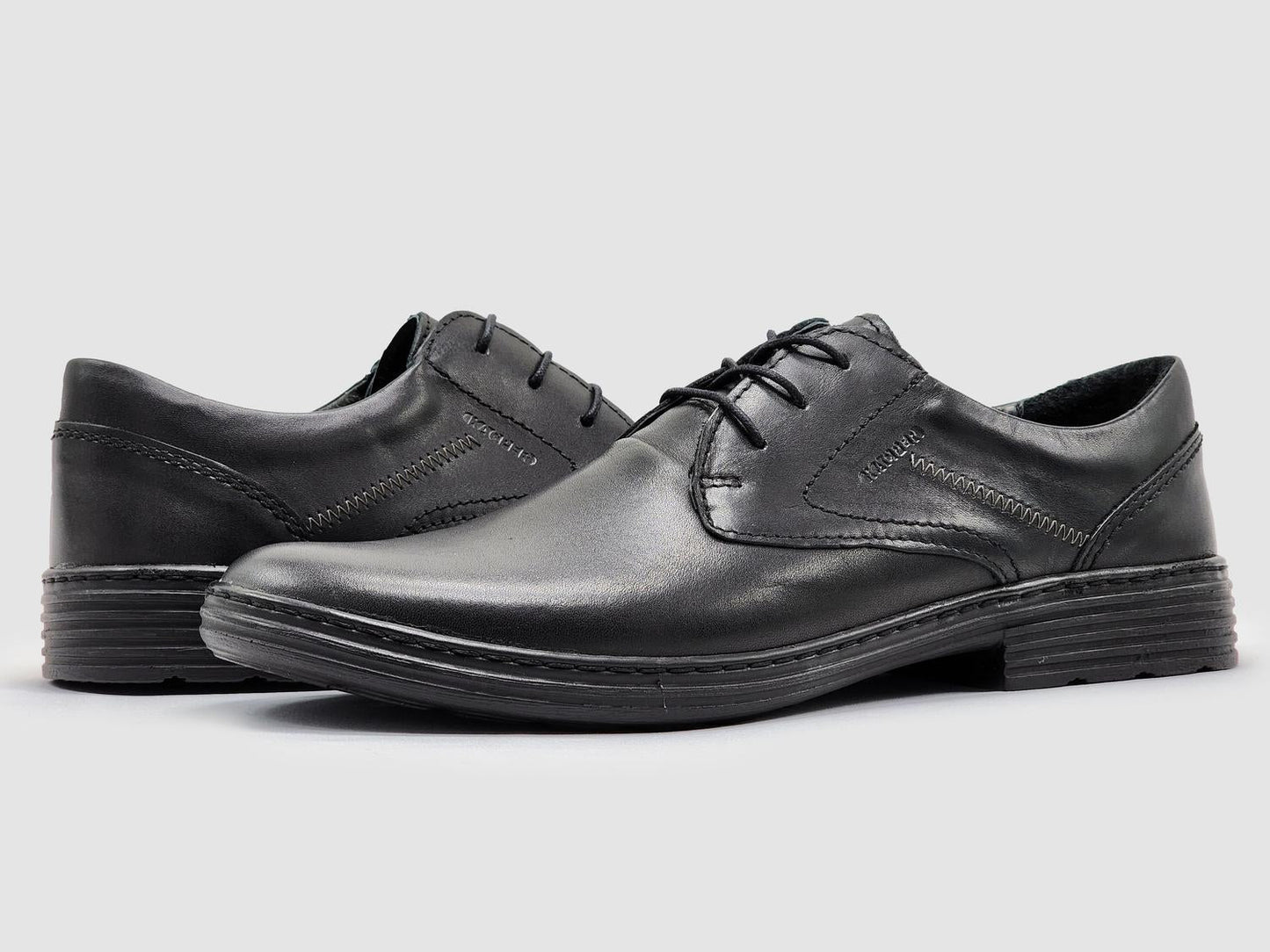 Kcr Group - Men's Oxford Leather Dress Shoes