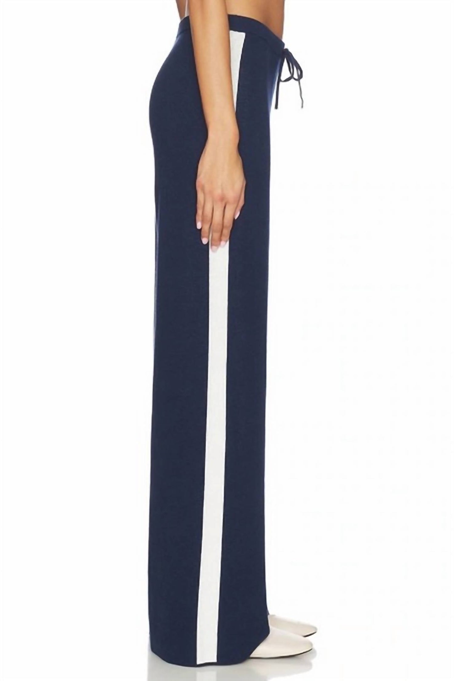 525 America - Merritt Drawstring Striped Wide Leg Pants