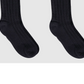 Girls Knee High Casual Socks Cat & Jack - 2-Pack Black Size S