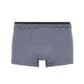 HUGO BOSS Mens Navy Cotton Striped Everyday Boxer Brief Size: XL