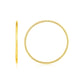 Endless Hoop Style Earrings in 14K Yellow Gold