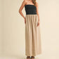 Miou Muse - Cotton Poplin Strapless Maxi
