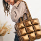 Aapparella - Women's Quilted Puffer Tote Bag
