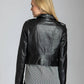 11 Uptown - Crop Leather Jacket