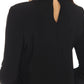 Joseph Ribkoff - Keyhole High Neck Long Sleeve Top