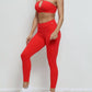Rockstar Peach - Pull On V Back Leggings