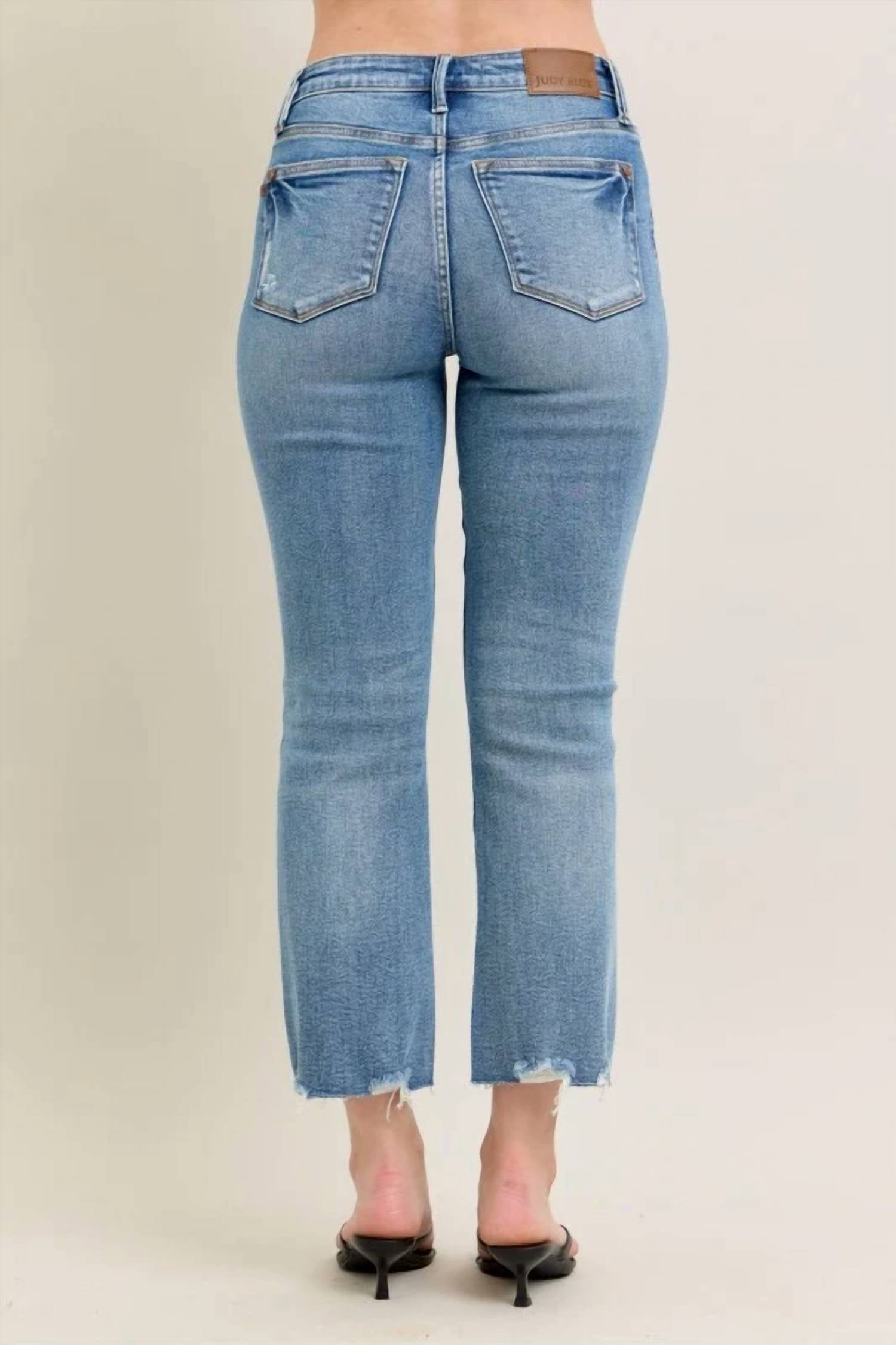 Judy Blue - Mid Rise Kick Hem Flare Jeans