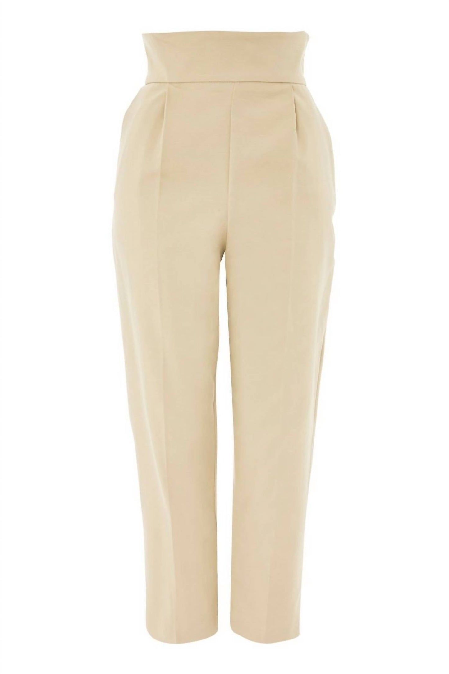 Topshop - Lace Back High Rise Wide Leg Cropped Pants