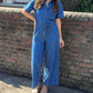 Z Supply - Elsie Denim Short Sleeve Jumpsuit