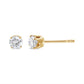 14K Yellow Gold 1/2 Cttw Round-Cut Diamond Solitaire Stud Earrings (O-P Color, SI2-I1 Clarity)