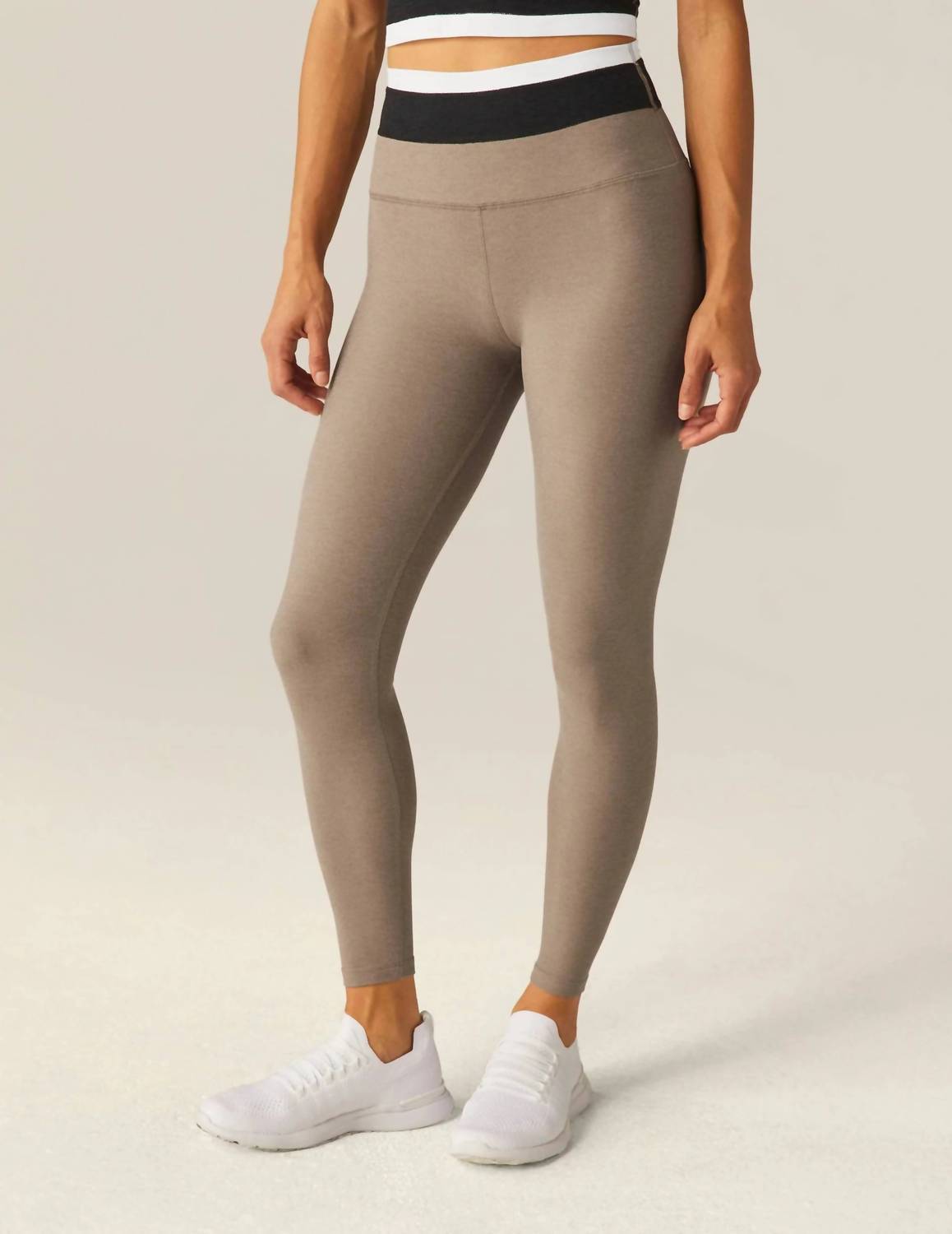 Beyond Yoga - Spacedye Horizon Colorblock Midi Leggings