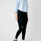 Judy Blue - High Waist Destroyed Raw Hem Skinny Jeans