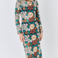 2.7 August Apparel - Floral Cut Out Midi Dress