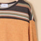 12Pm By Mon Ami - Girls Stripe Waffle Knit Top