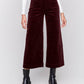 Charlie B - Corduroy Front Patch Pocket Flare Leg Pant