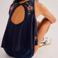 Free People - Fun & Flirty Embroidered Top