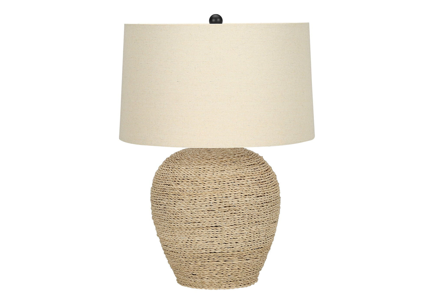 Lighting Table Lamp Rattan Resin Transitional - Beige