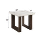 Edwyn Natural Marble Top End Table