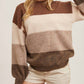 Bluivy - Women's Color Block Knit Sweater