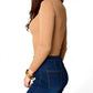 Buddylove - Nadia Long Sleeve Cutout Bodysuit