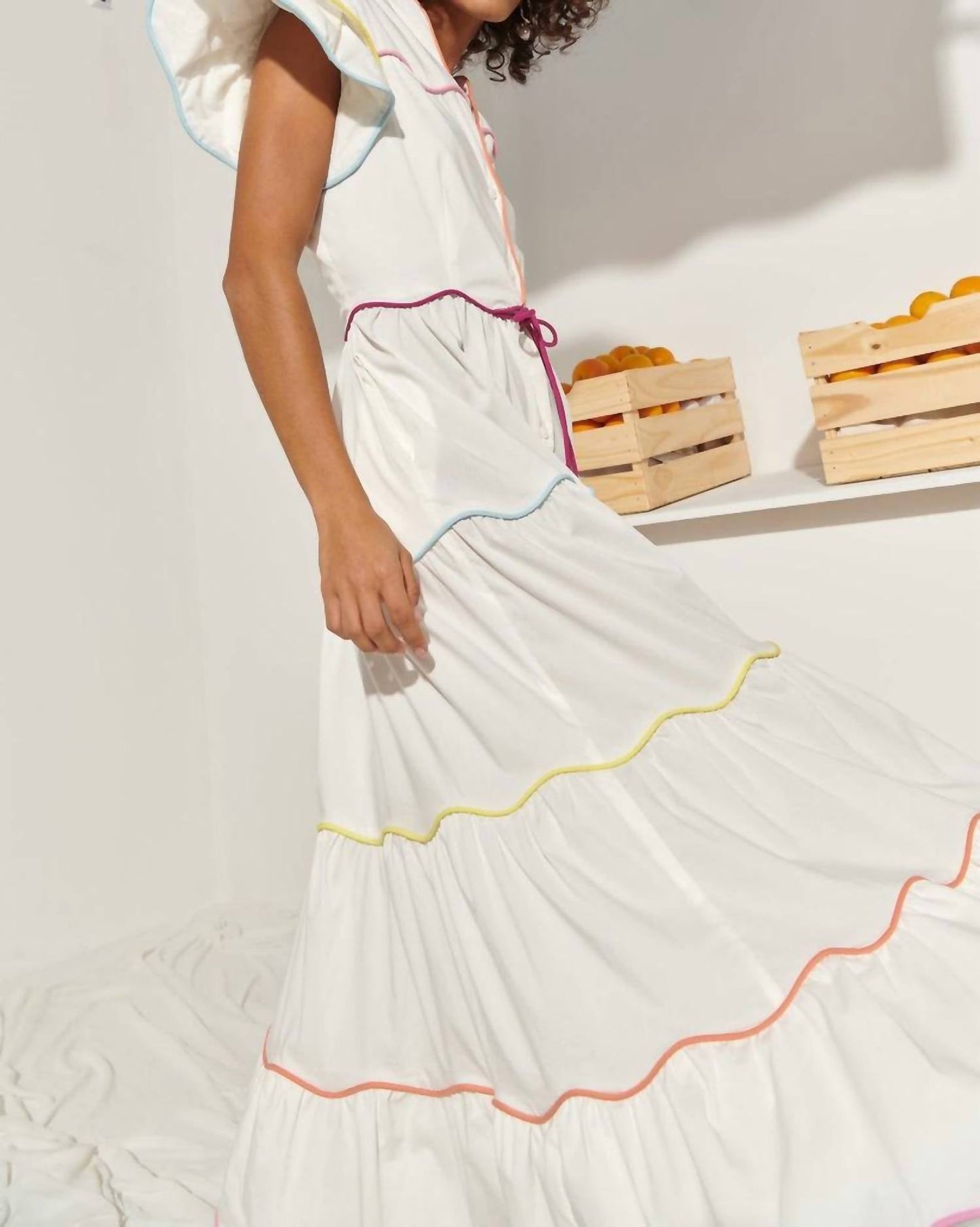 Celia B - Baba Voyager V-neck Midi Dress