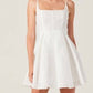 Astr - Ellie Jacquard Pleated Mini Dress