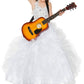 मैक डगल - लड़कियों के लिए बीडेड रफल्ड गाउन