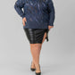 -Bl^Nk- - JENIKA KITTED TOP - Plus Size