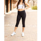 Julia Rose - Sleek Pocket Capri Leggings