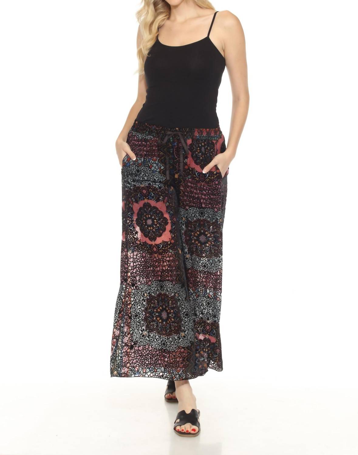 Johnny Was - Axelle Wide Leg Burnout Pant