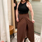 Zenana - Woven Crinkle Gauze Long Skirt