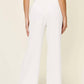 Double Take - Women's Full Size Texture Smocked Waist Wide Leg Pants