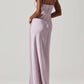 Astr - Cannes Satin Bustier Maxi Dress