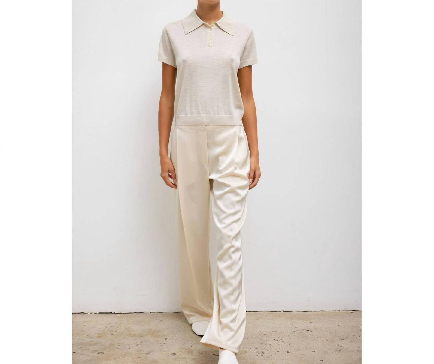 Leset - Barb Pleated High Waist Pants