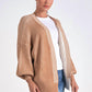 Elan - Terry Rib Relaxed Cardigan