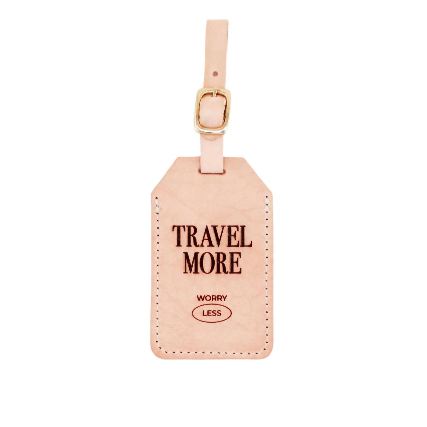 Freshwater Curated Goods - Travel More Worry Less Luggage Tag