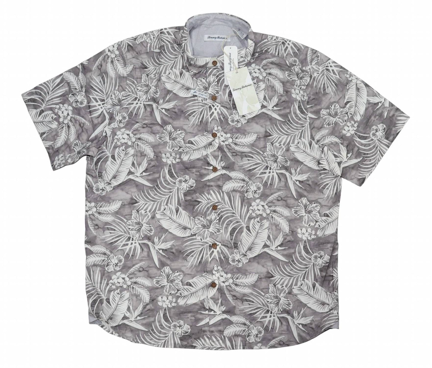 Tommy Bahama - Men's Lush Tropical Floral Button Down Short Sleeve Shirt