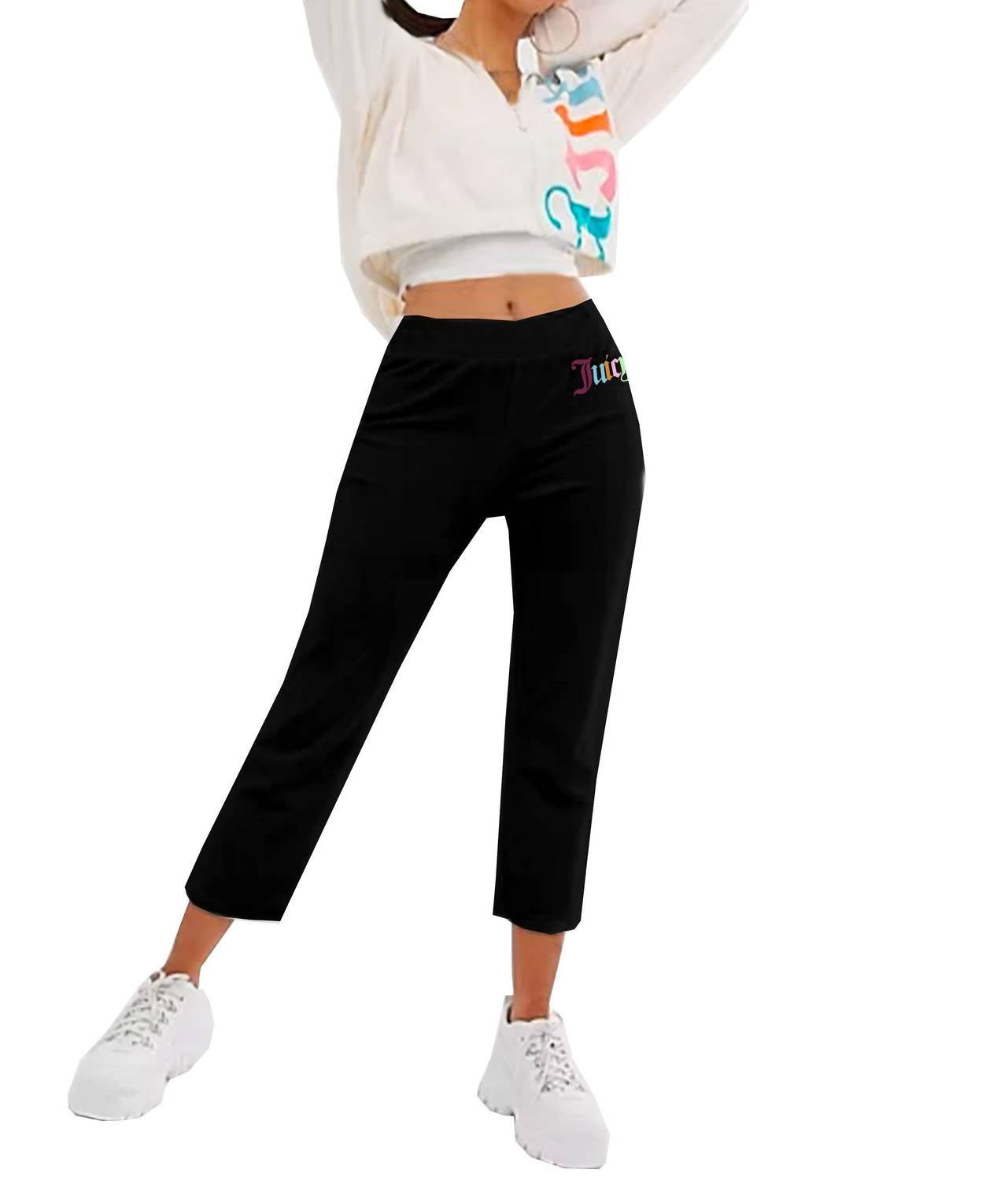 Juicy Couture - Gothic Juicy Micro Terry Crop Jogger