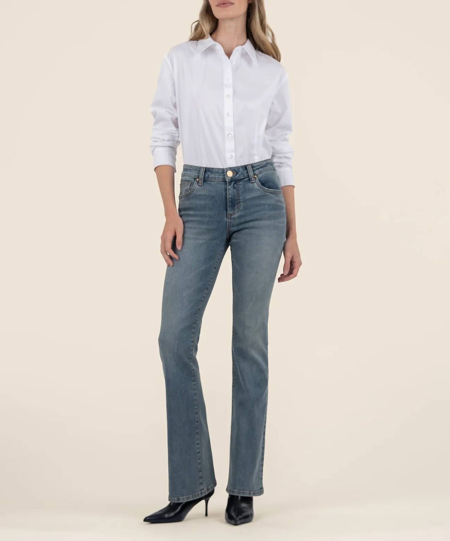Kut From The Kloth - Natalie Mid Rise Flare Pants