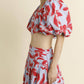 Aureum - Shirred Cropped Top