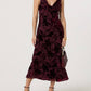 Astr - Floris Burnout Velvet Maxi Dress