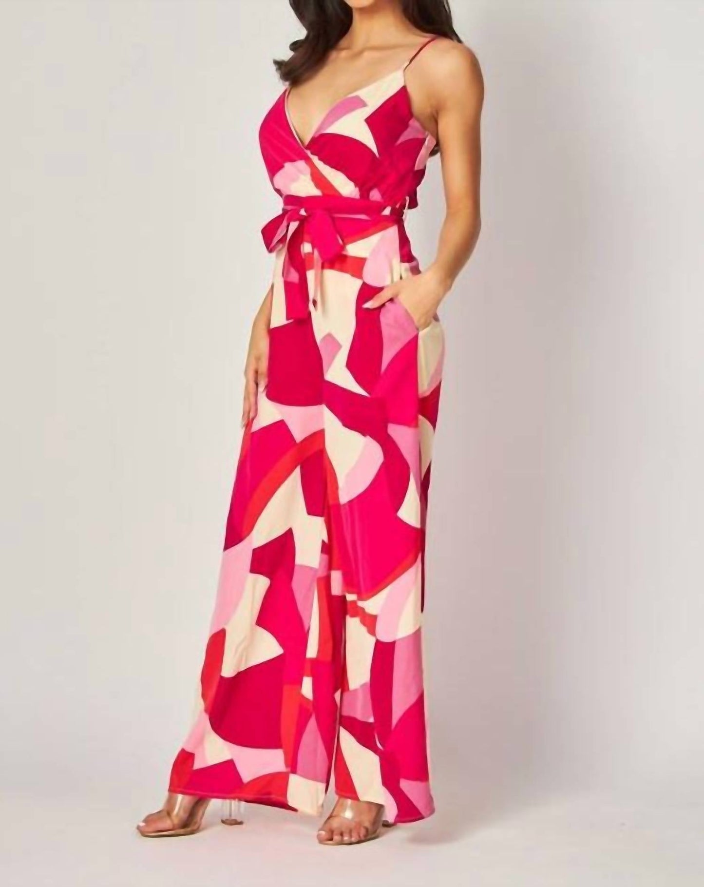 Big Hit Fashion - Women's Peony Days Jumpsuit