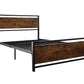 Twin Size Metal Bed Frame, Modern Style and Comfort - Black