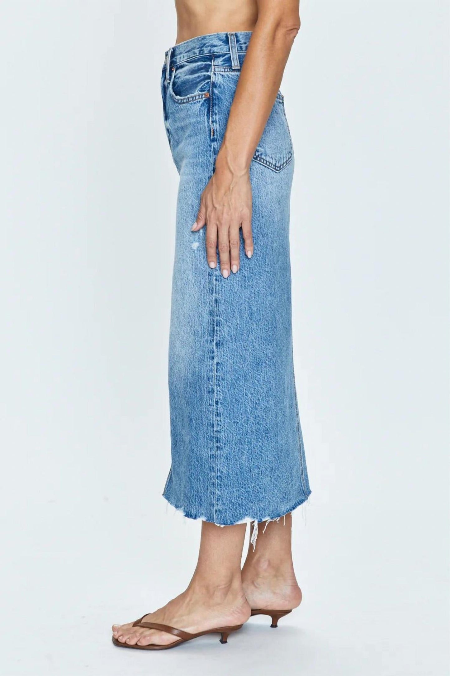 Pistola - Alice Denim Midi Skirt
