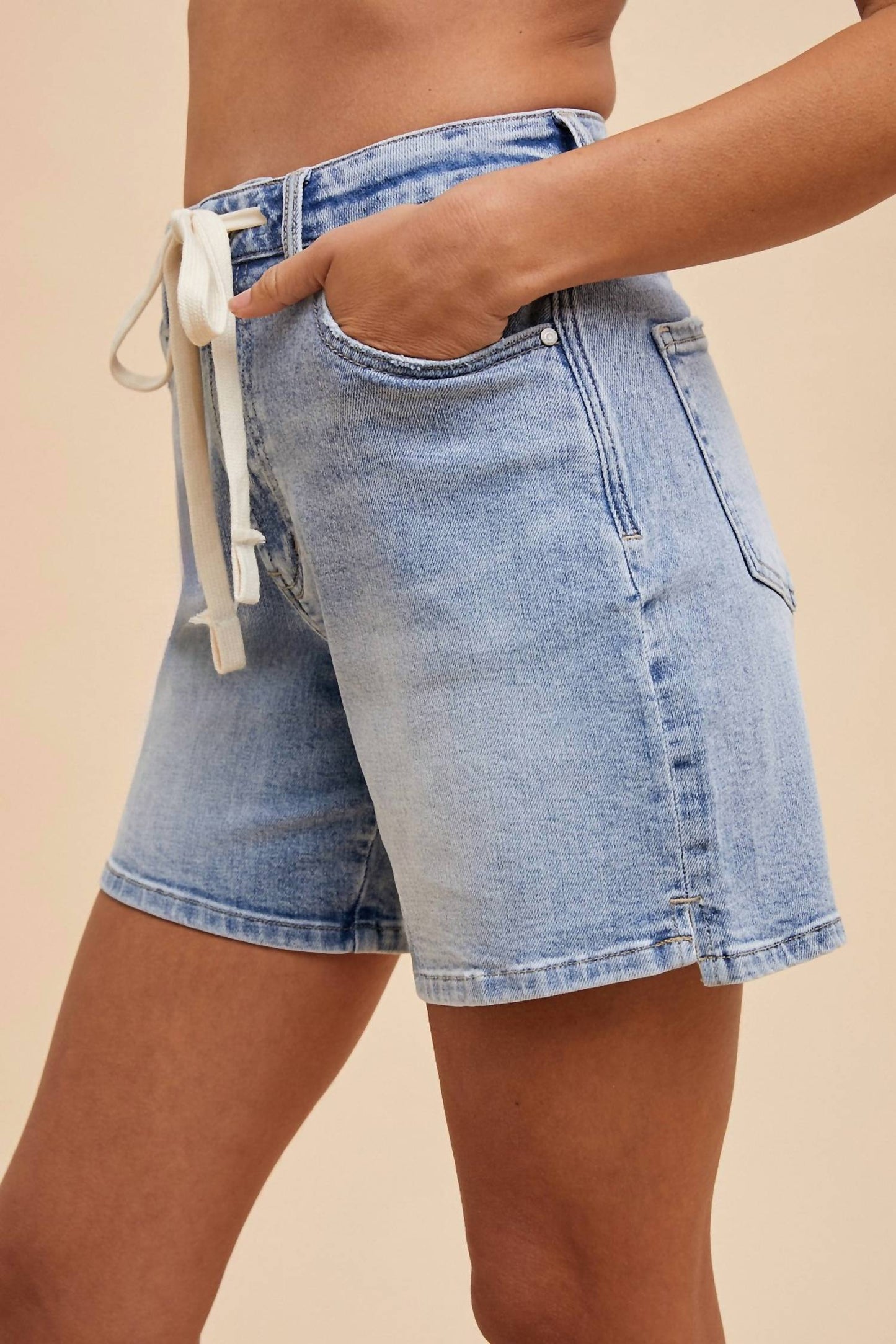 Anniewear - Comfort Stretch Denim Shorts