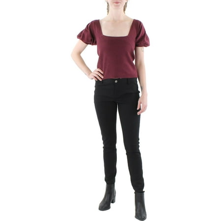 womens-square-neck-puff-sleeve-sweater-1